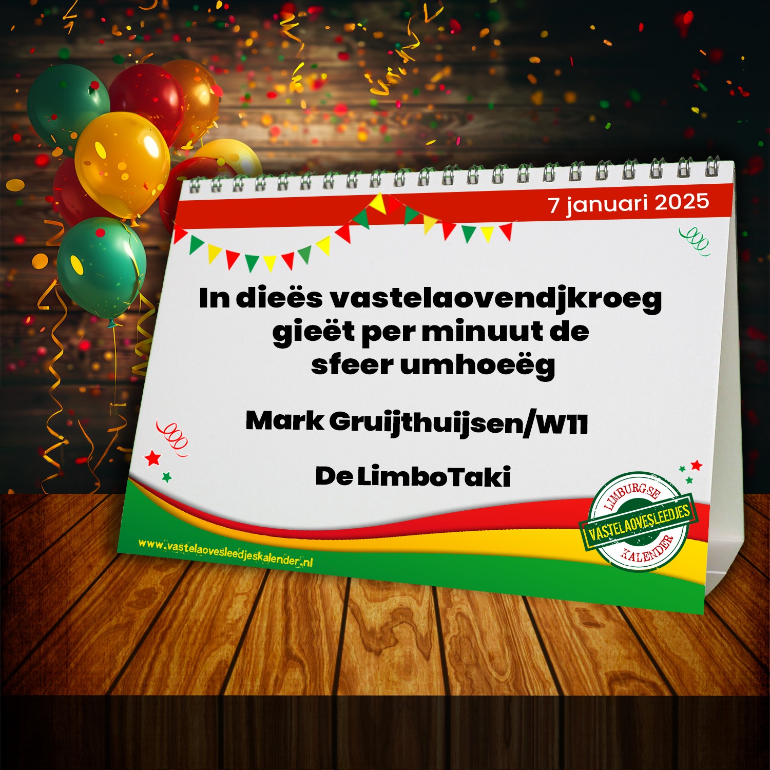 In dieës vastelaovendjkroeg gieët per minuut de sfeer umhoeëg