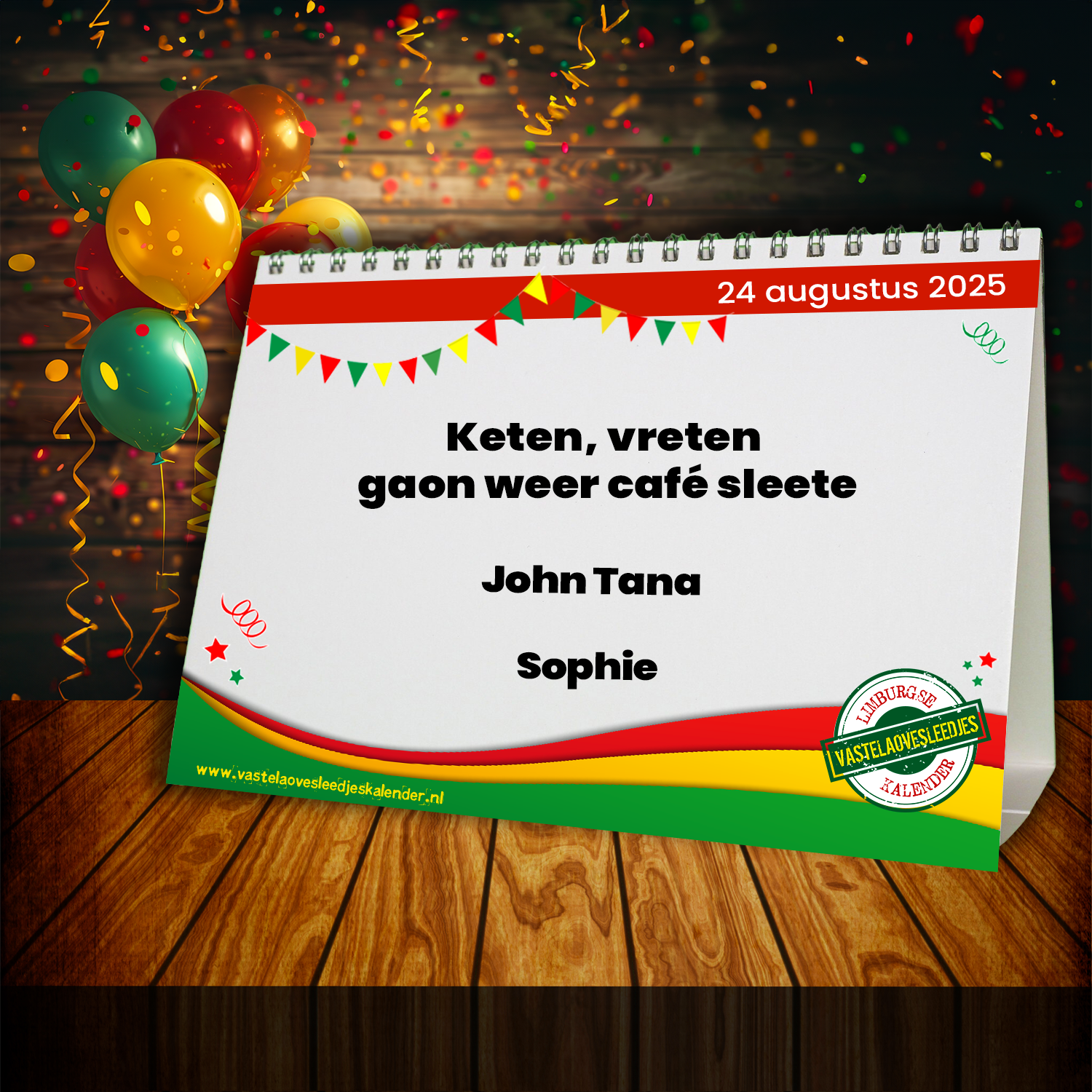 Keten, vreten, gaon weer café sleete