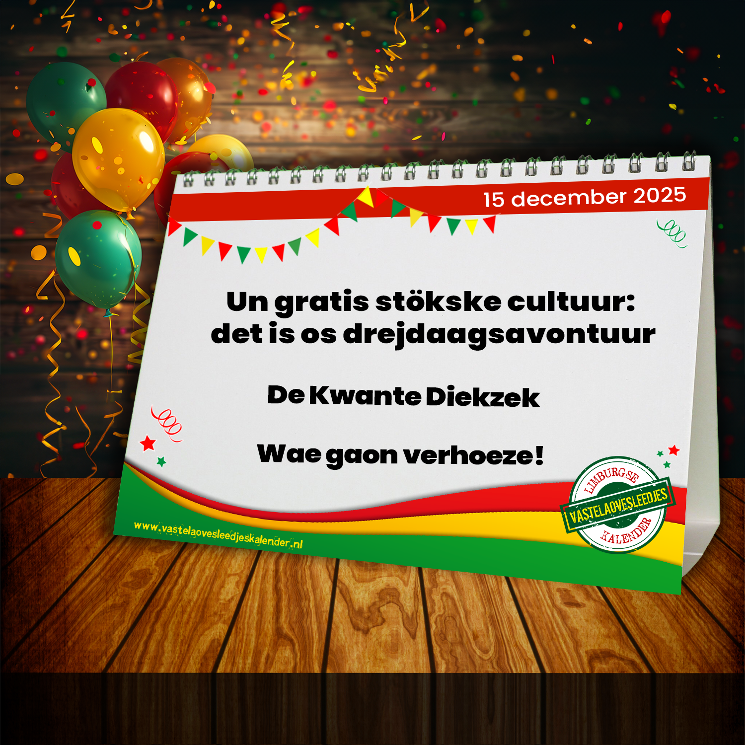 Un gratis stökske cultuur: det is os drejdaagsavontuur